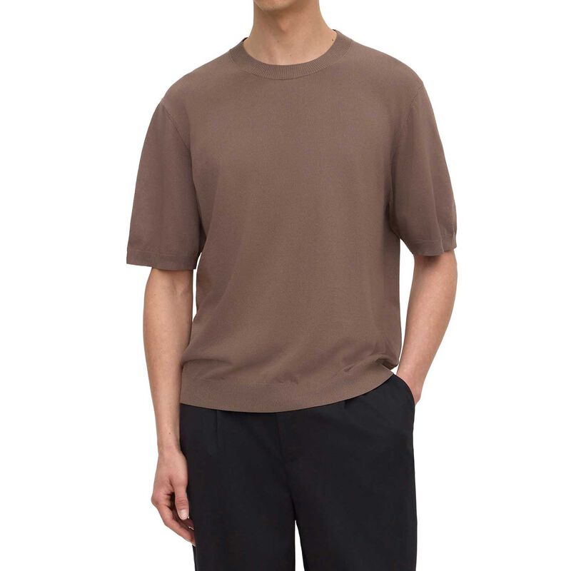 Assembly Label Hugh Knit Tee Dark Sand image number 0